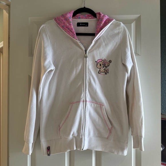 Tokidoki Hoodie with Donatella and Unicorn - Picture 1 of 4